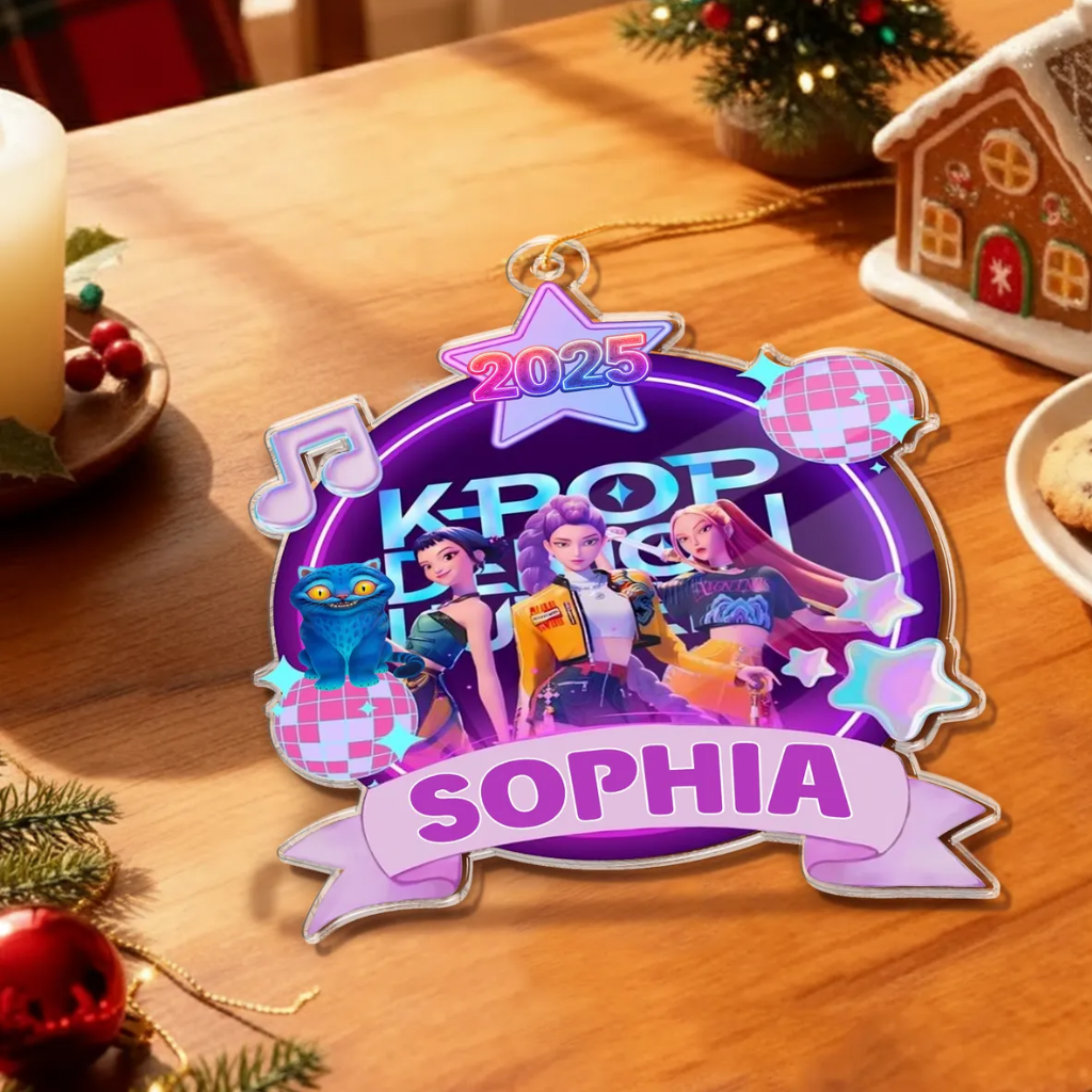 Custom Kpop Demon Hunter Ornament