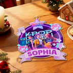 Custom Kpop Demon Hunter Ornament