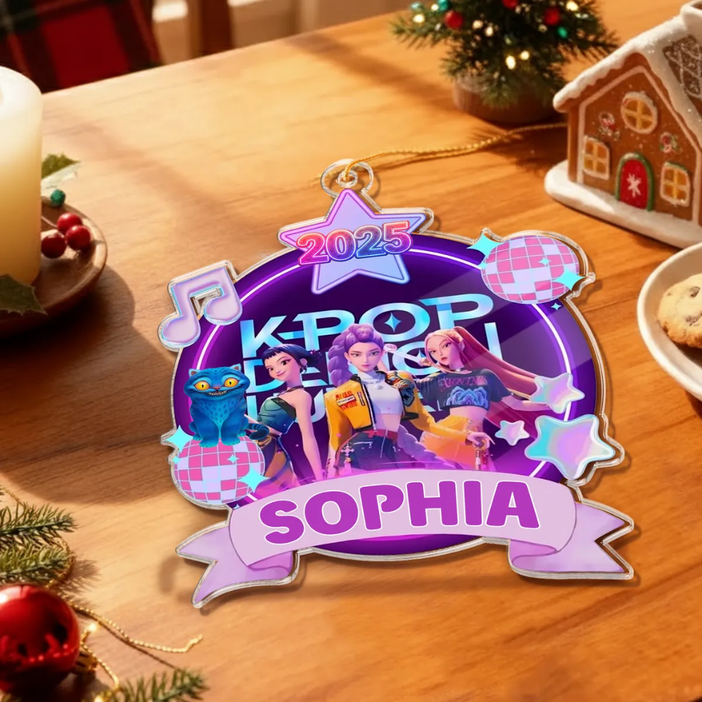 Custom Kpop Demon Hunter Ornament