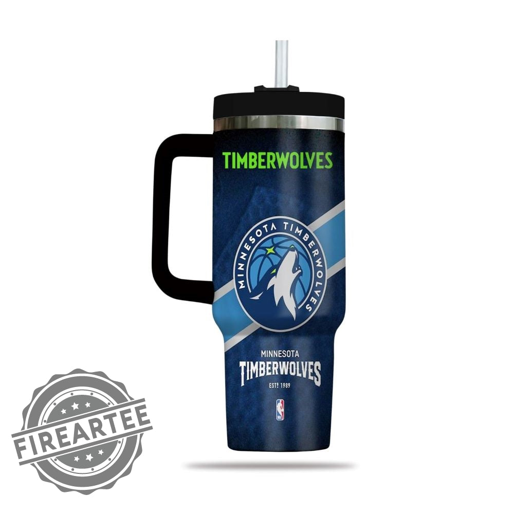 Custom Name And Number NBA Timberwolves Tumbler