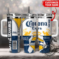 Custom Name Corona Extra NFL Seattle Seahawks Tumbler