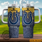 Custom Name NFL Colts Stanley Cup Tumbler Best Gift For Game Day