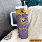 Custom Name NFL Vikings Stanley Cup Tumbler For Fan