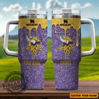 Custom Name NFL Vikings Stanley Cup Tumbler For Fan