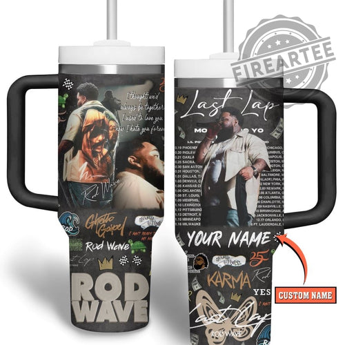 Custom Name Rod Wave Stanley Cup 40oz Tumbler With Handle