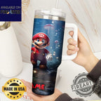 Custom Super Mario Tumbler 3D Mushroom Kingdom Cup