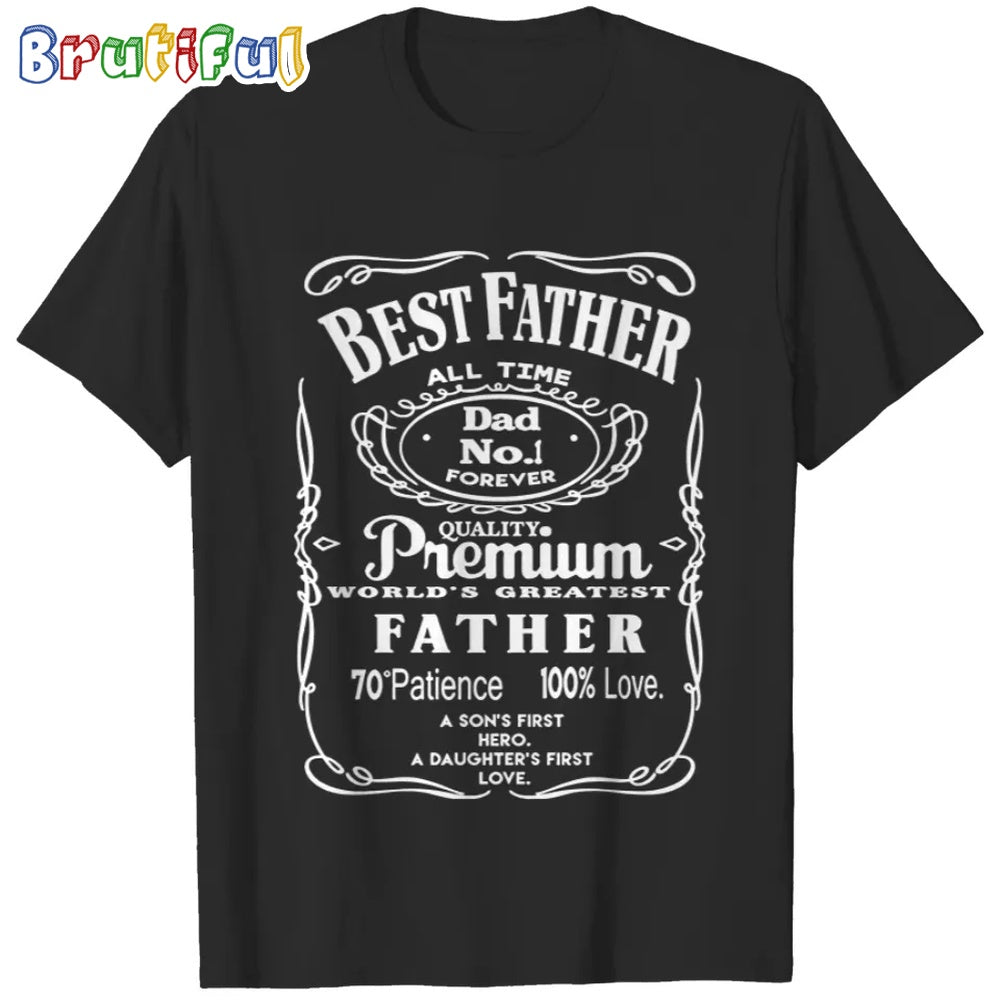 Cybertela Best Father Dad World’s Greatest No.1 T-Shirt