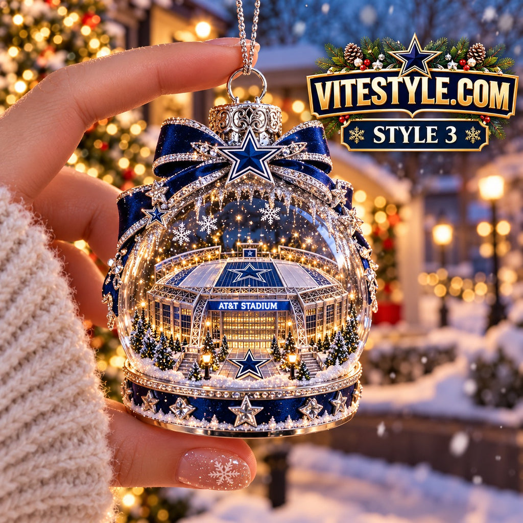 Dallas Cowboys AT&T Stadium Christmas Ornament