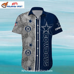 Dallas Cowboys Aloha Shirt Star Stripes Split Design