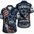 Dallas Cowboys Constitution Freedom Hawaiian Shirt