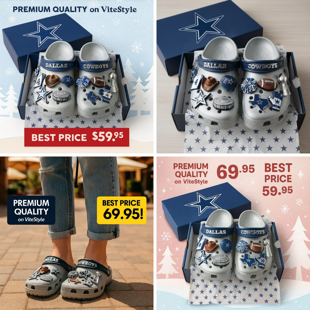 Dallas Cowboys Crocband Charms Crocs 2026