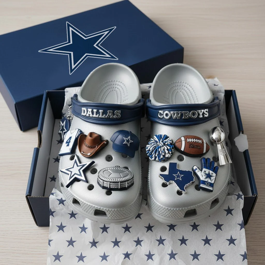 Dallas Cowboys Crocband Charms Crocs 2026