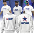 Dallas Cowboys Never Forget Special Edition White Sweatshirt