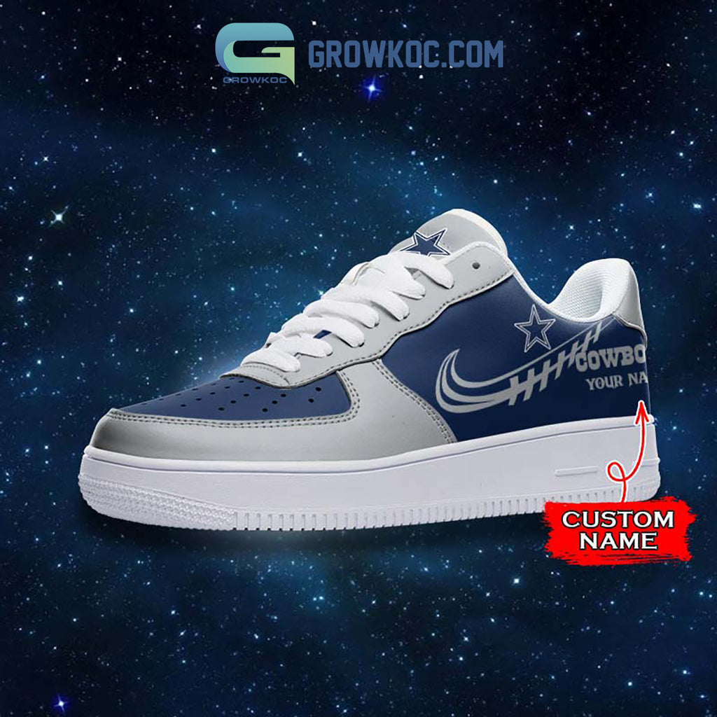 Dallas Cowboys Personalized Air Force 1 Sneaker Shoes