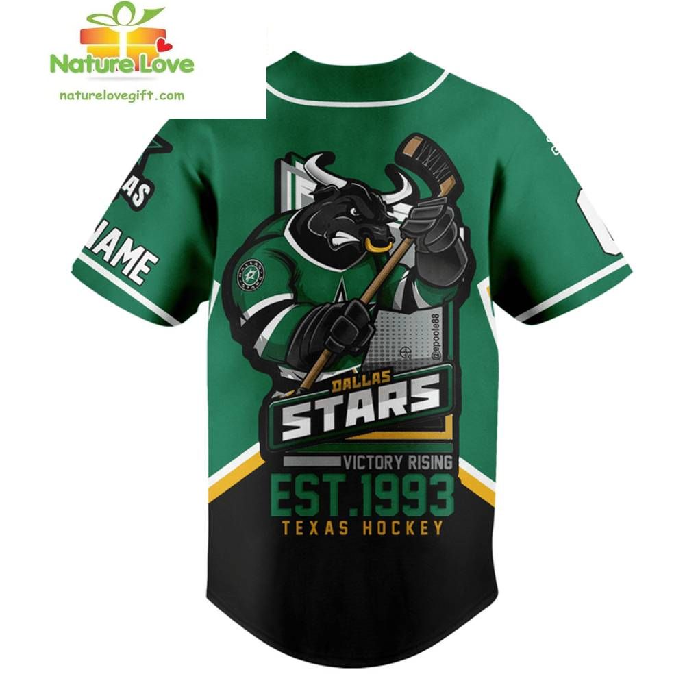 Dallas Stars NHL Hockey Jersey Custom Baseball Gift for Fans