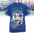 Damn Right Los Angeles Dodgers Fan Now And Forever 3D Shirt
