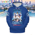 Damn Right Los Angeles Dodgers Fan Now And Forever Hoodie