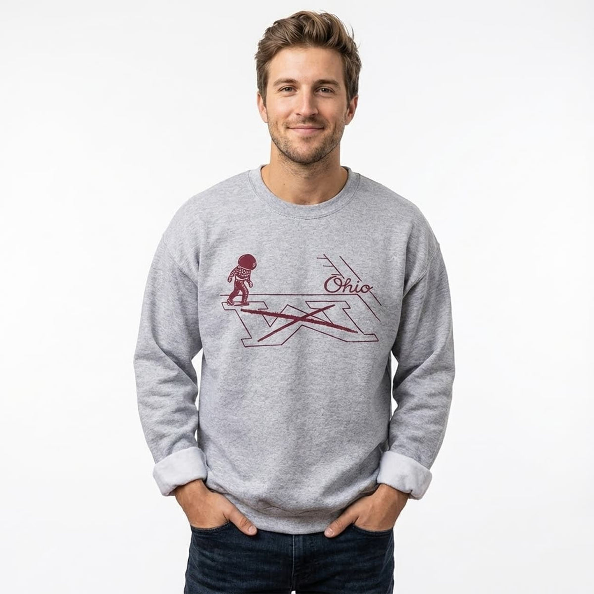 Dancing Mascot Erase The M Ohio State Rivalry Sweatshirt