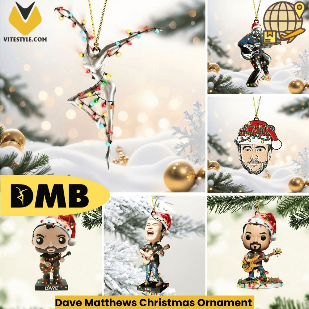 Dave Matthews Christmas Ornament