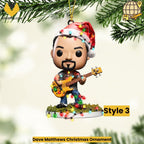 Dave Matthews Christmas Ornament