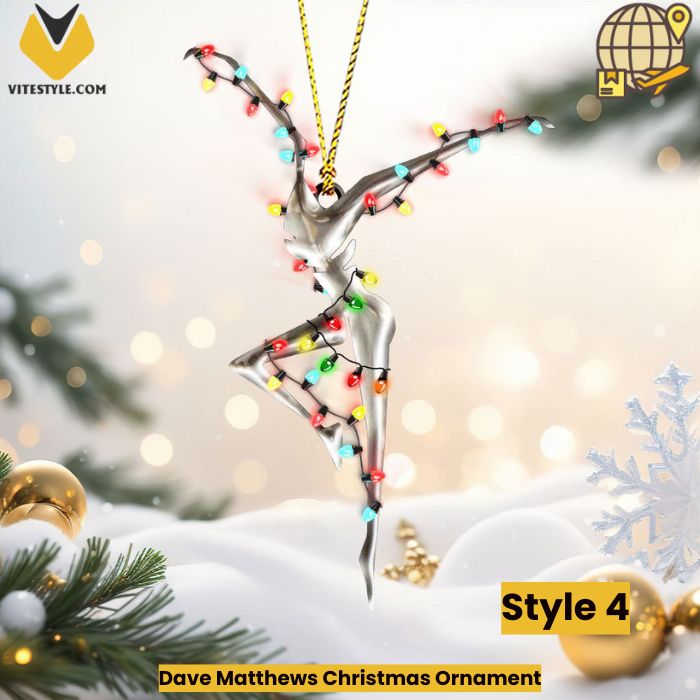 Dave Matthews Christmas Ornament