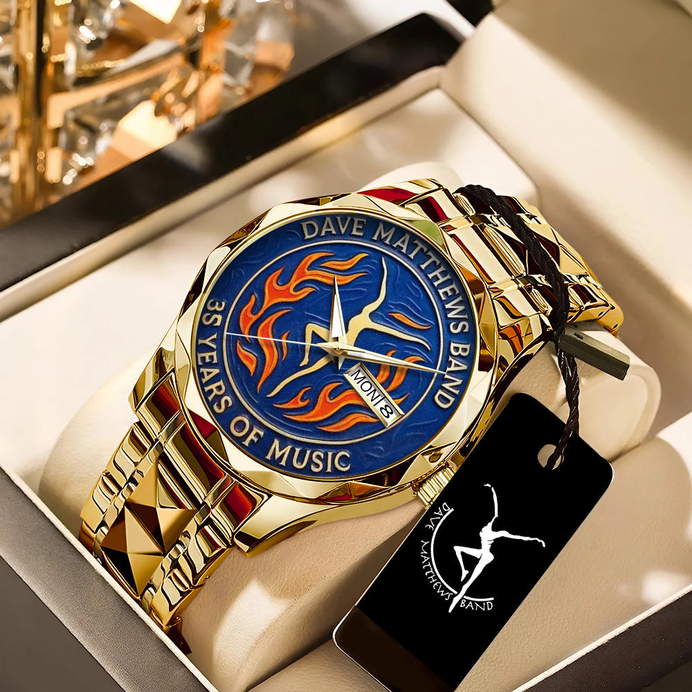 Dave Matthews 35th Anniversary Alloy Luxury Quartz Watch - TANTN15446