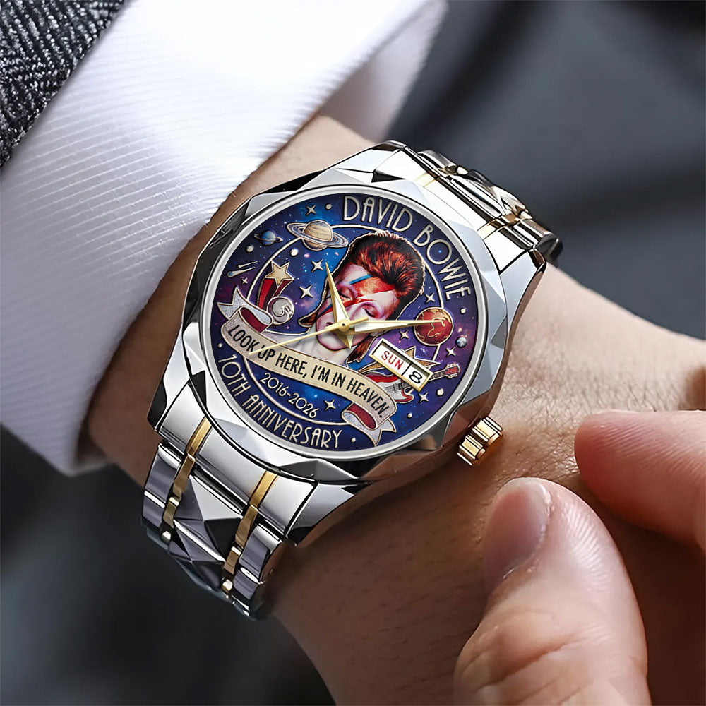 David Bowie Alloy Luxury Quartz Watch - TANTN20901