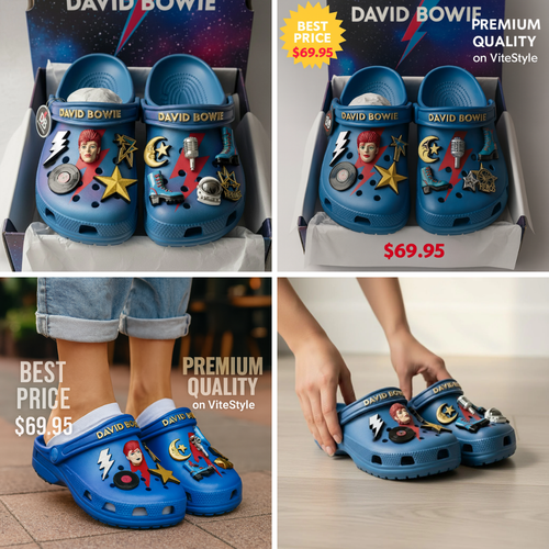 HOT David Bowie Croc Charms