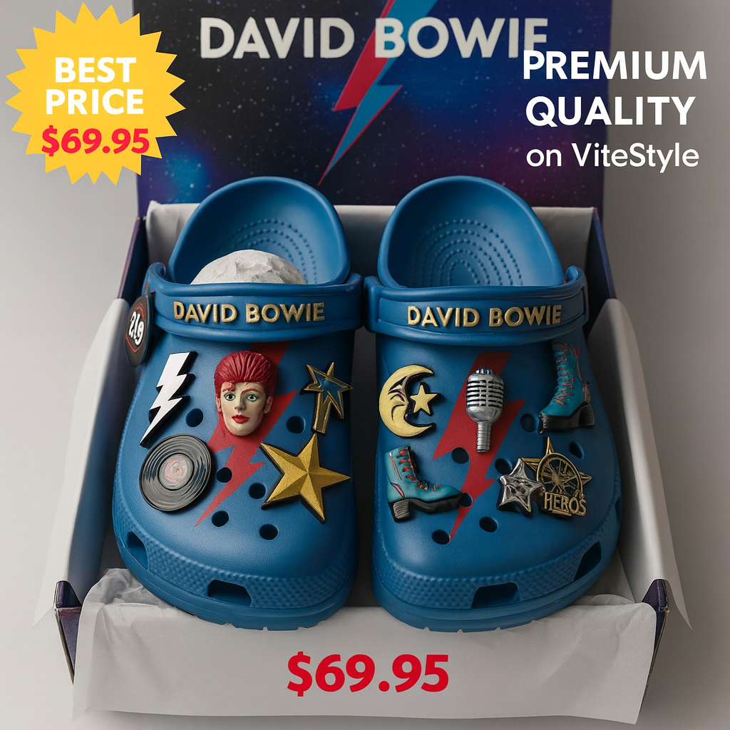 HOT David Bowie Croc Charms