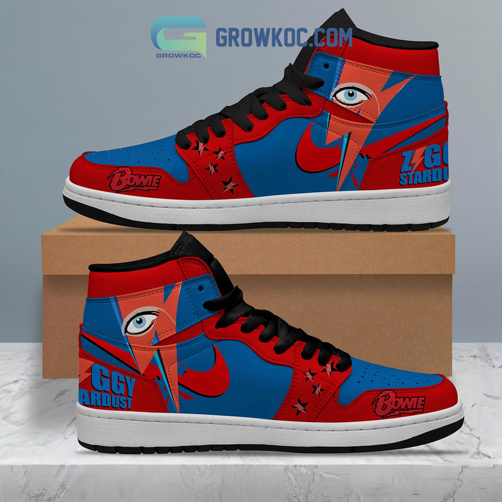 David Bowie Stardust Air Jordan 1 Shoes