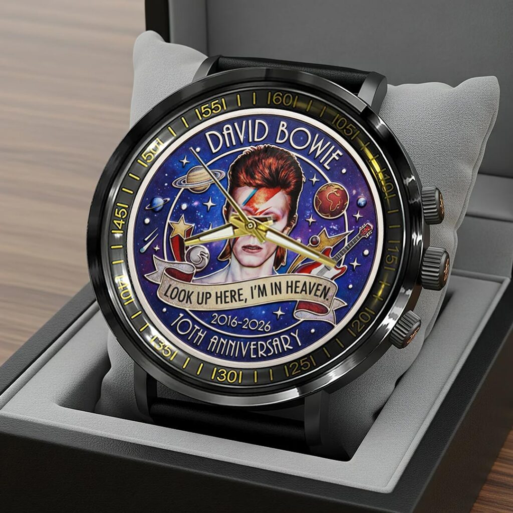 David Bowie Black Stainless Steel Watch - HOATT16103