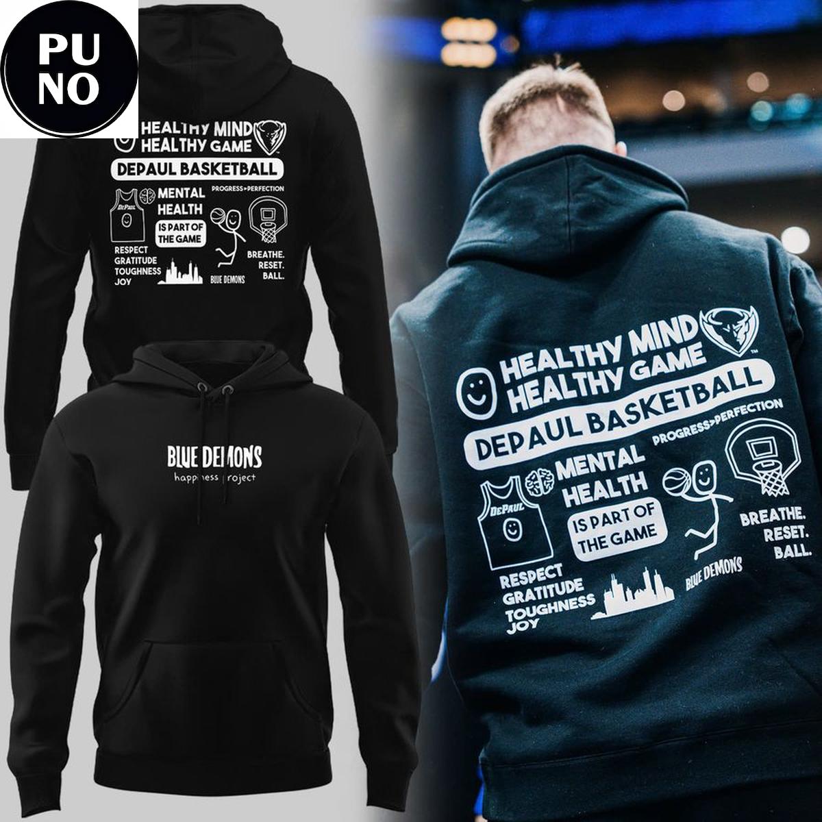 DePaul Blue Demons Happiness Project 2026 Hoodie T-Shirt