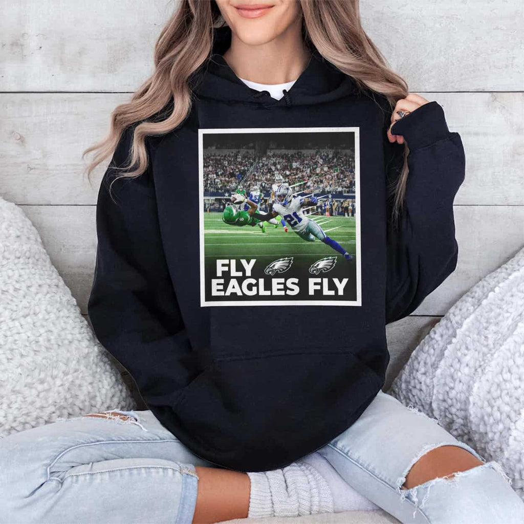DeVonta Smith Touchdown Fly Eagles Fly Shirt