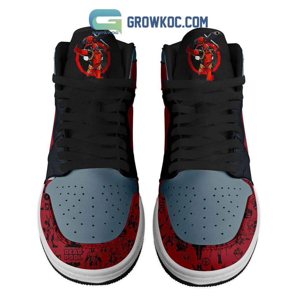 Deadpool DP Marvel Anti Hero Air Jordan 1 Shoes