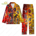 Deadpool Mix Wolverine Weapon X​ Marvel Christmas Pajamas Set