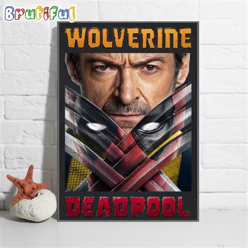 Deadpool Movie Poster, Deadpool And Wolverine Poster Canvas
