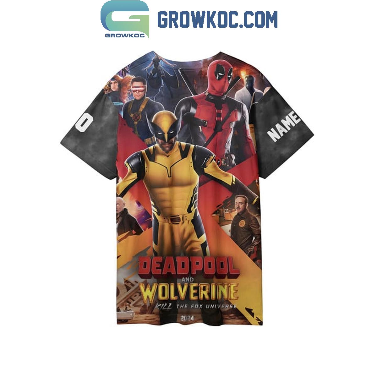 Deadpool Wolverine Dream Team Personalized Hoodie Shirt