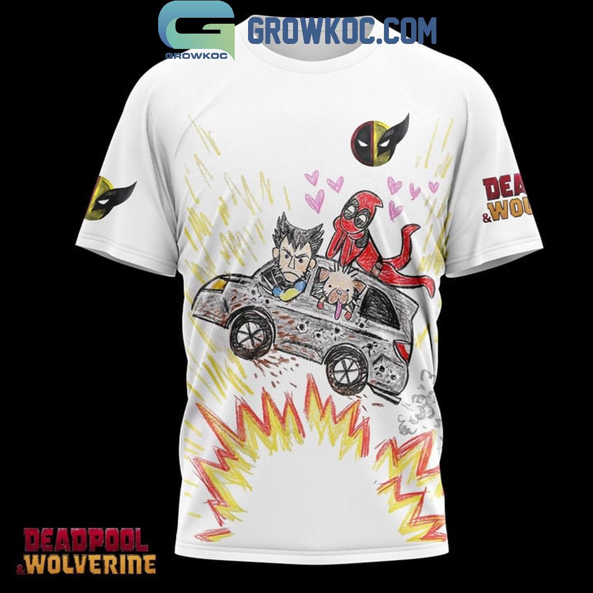 Deadpool Wolverine Let’s Fukkking Go It’s Time Hoodie Shirts
