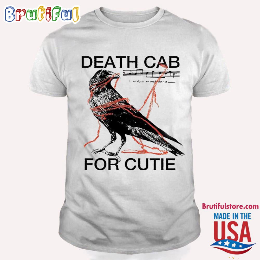 Death Cab For Cutie I Need You So Much Closer Crow Spring Tour 2024 T Shirt