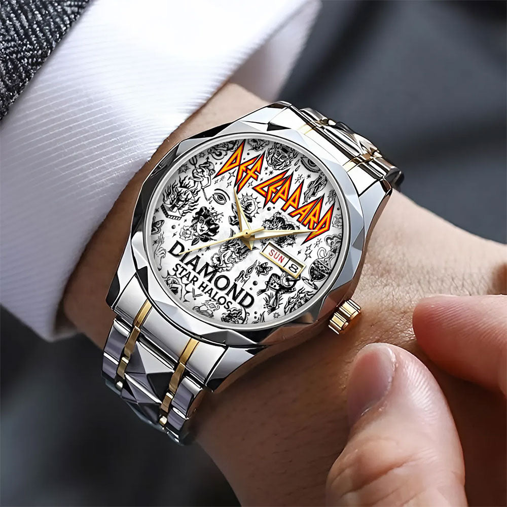 Def Leppard Alloy Luxury Quartz Watch - TANTN17836