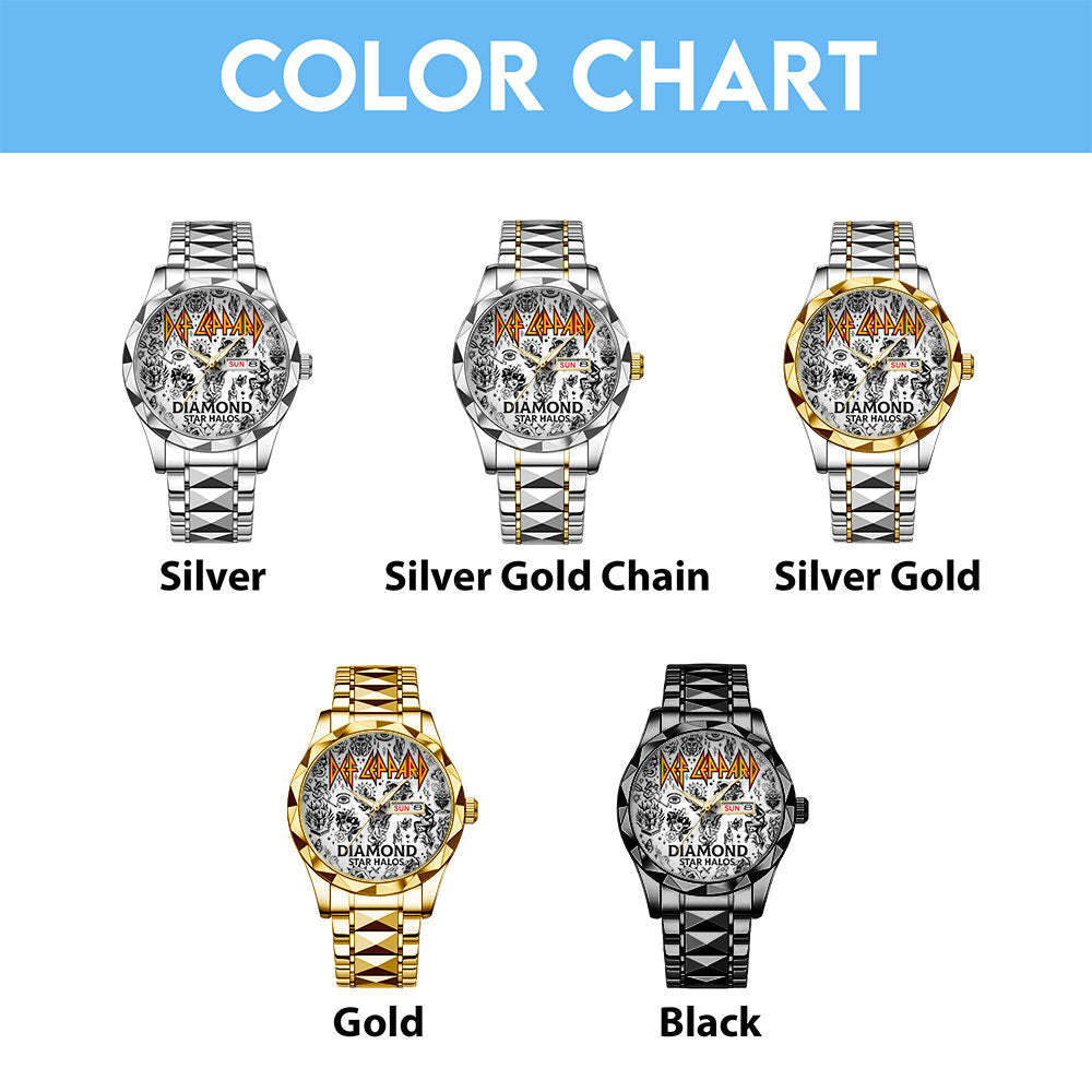 Def Leppard Alloy Luxury Quartz Watch - TANTN17836