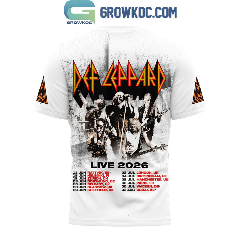Def Leppard Live 2026 Shirt