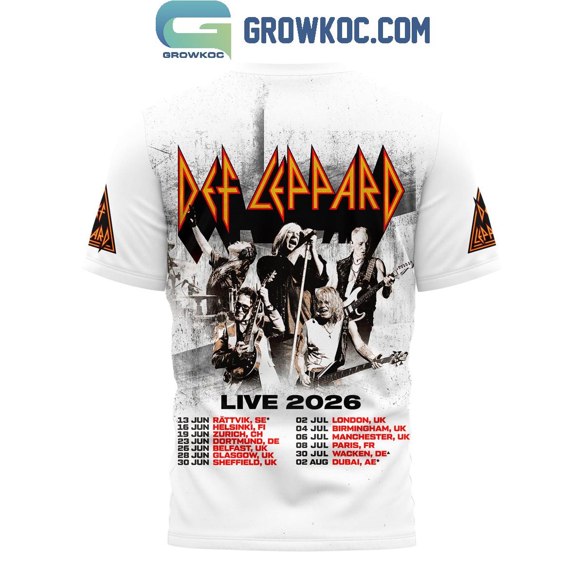 Def Leppard Live 2026 Shirt