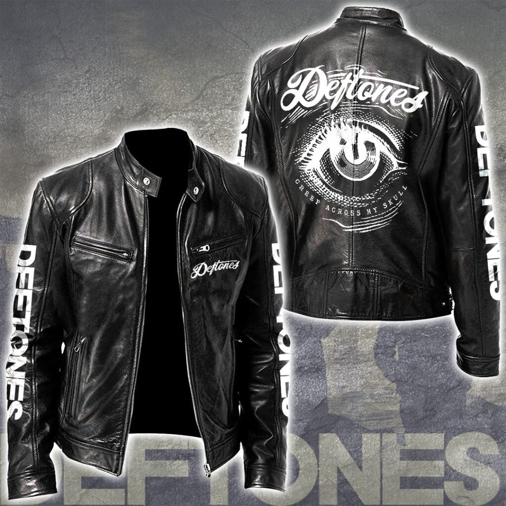 Deftones Motorcycle Leather Jacket – TANTN17937