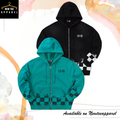 Demon Slayer Tanjiro Inspired Checkered Hoodie