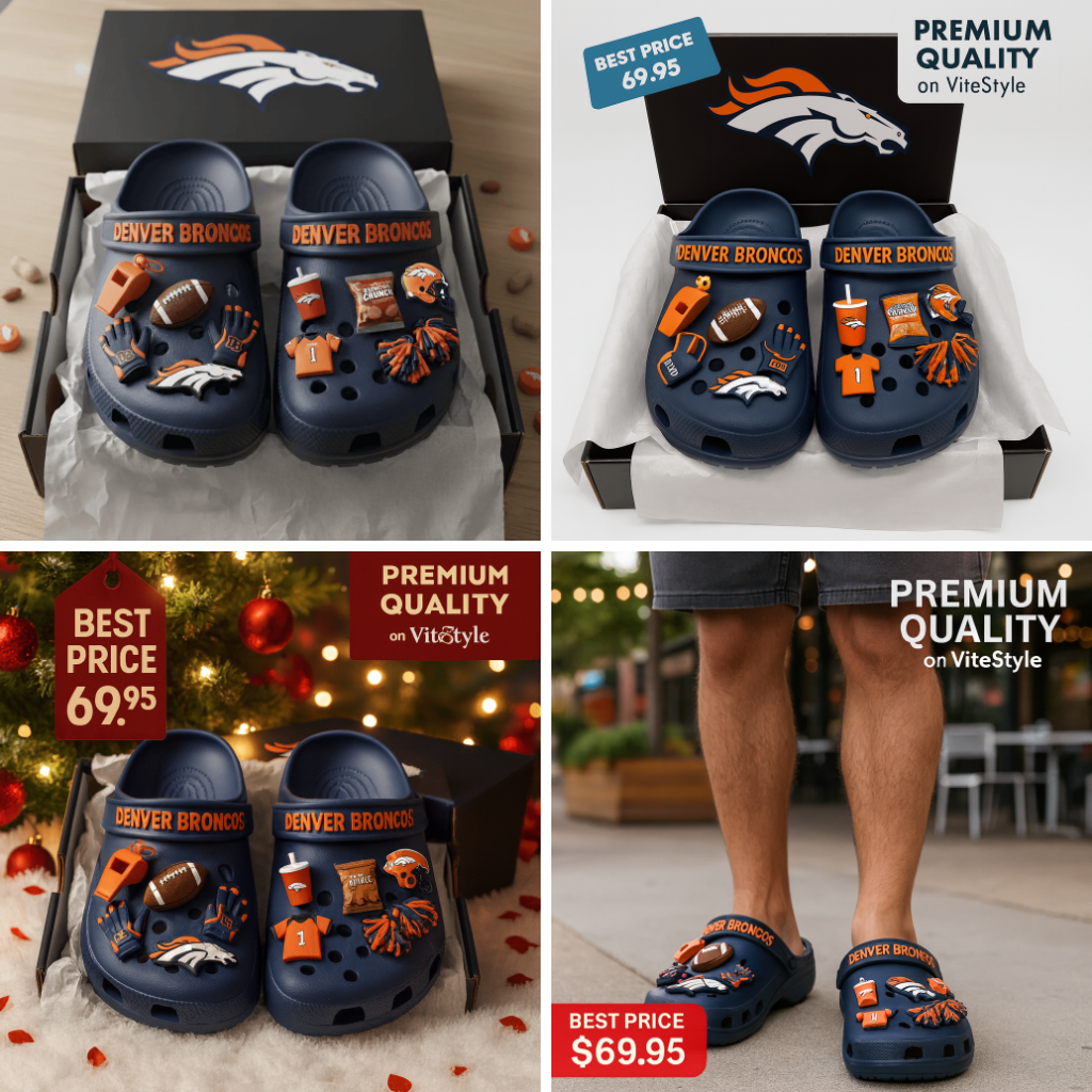 Denver Broncos Croc Charms 2025