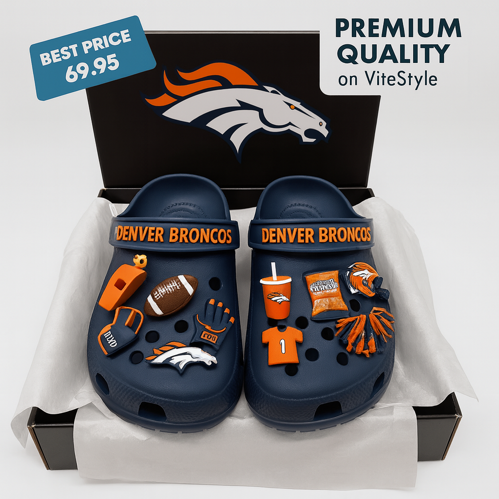 Denver Broncos Croc Charms 2025