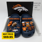 Denver Broncos Croc Charms 2025