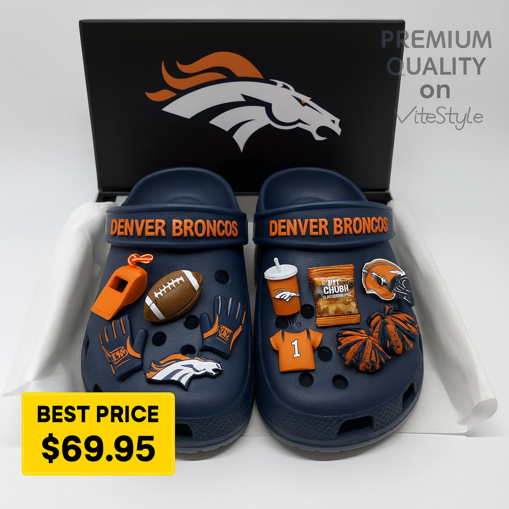 Denver Broncos Croc Charms 2025