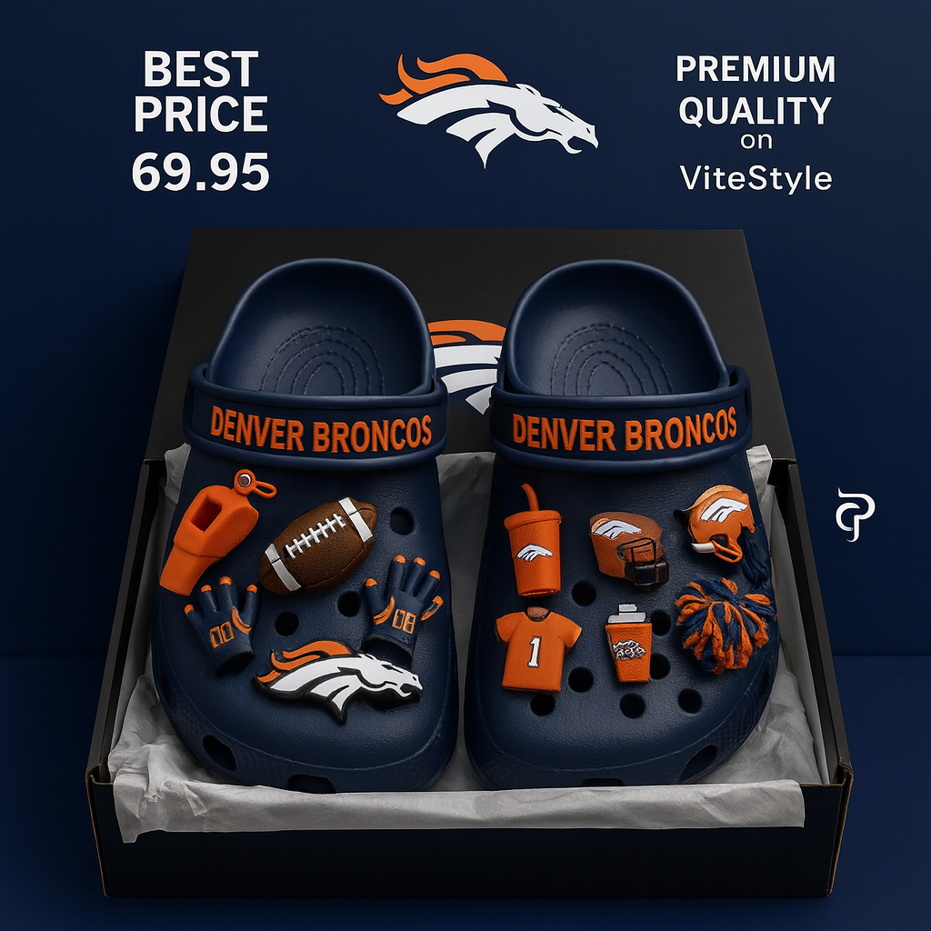 Denver Broncos Croc Charms